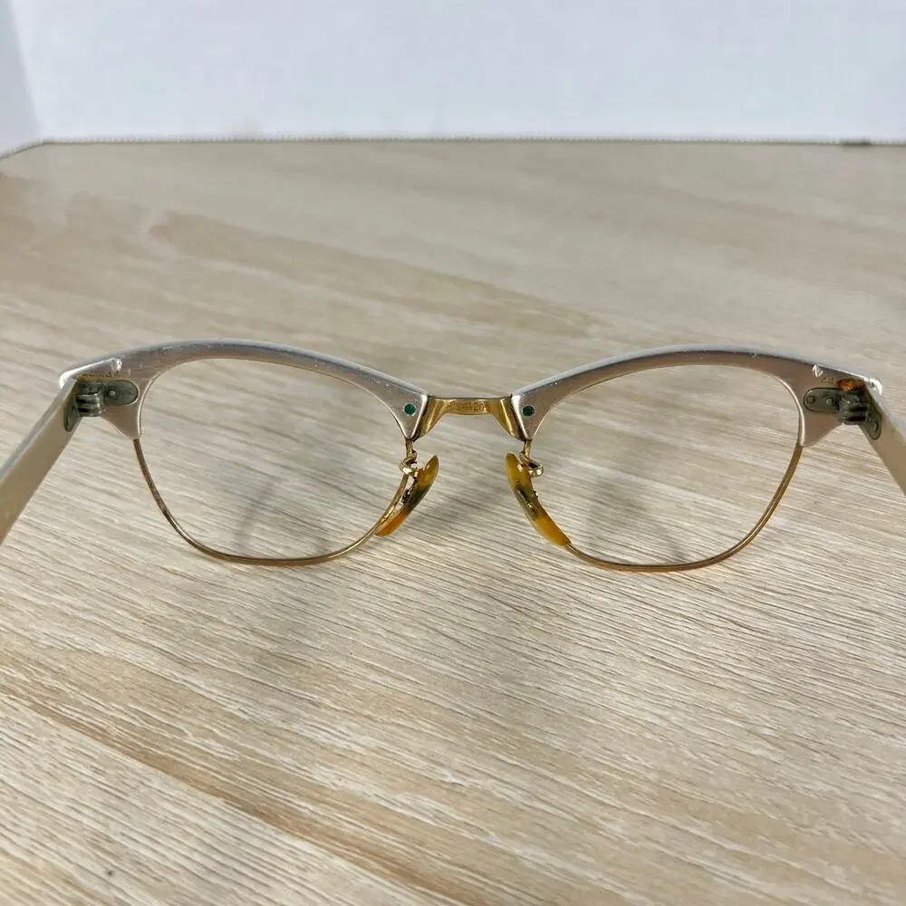 Vintage Artcraft Aluminum 1/10 12K GF Eyeglasses 4 1/4 - 5 1/2 Frames 44-20